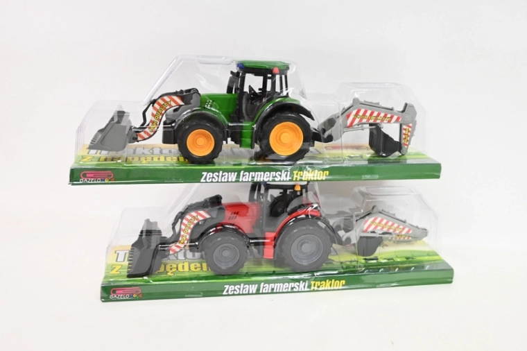 Kinder-Kunststofftraktor mit Frontlader