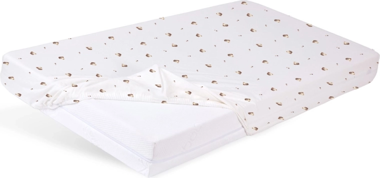 Babymatex Spannbettlaken aus Jersey für das Kinderbett 60 × 120 cm Bärchen – 1 Stück