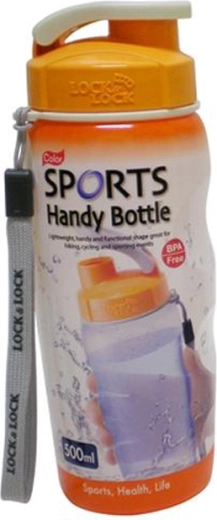 Kunststoff-Trinkflasche 500 ml orange