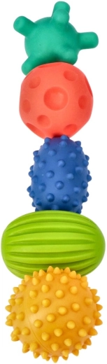 Verschiedene Texturen für sensorische Entdeckungen