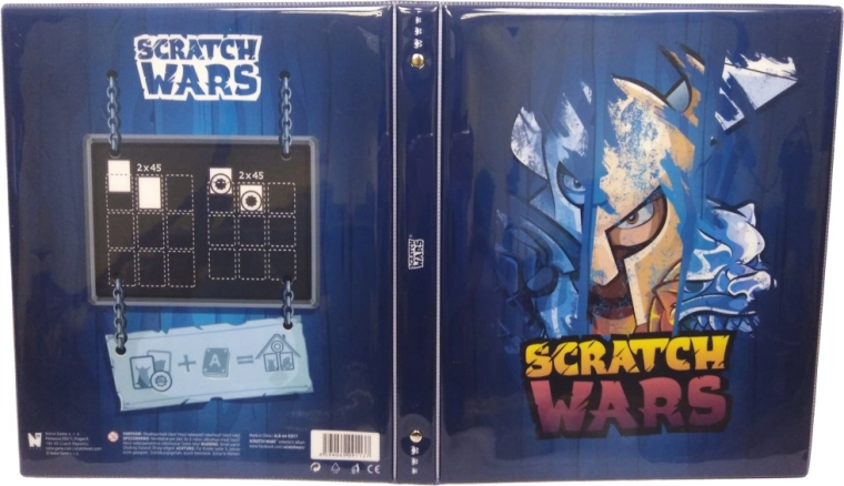Fächer, angepasst an Scratch-Wars-Karten