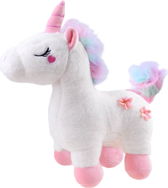 Magisches Kuscheltier Einhorn 48 cm – Weiß