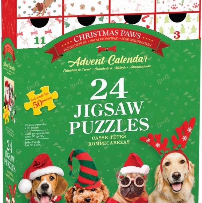 Adventskalender Weihnachts-Pfoten