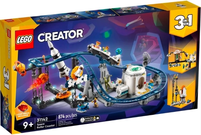 LEGO Creator 3-in-1 31142 Weltraum-Achterbahn