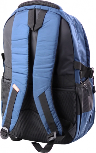 Städtischer Rucksack mit Taschen 35L blau