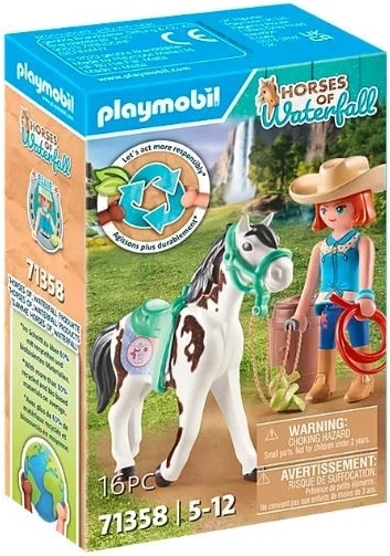 Set mit Figuren Ellie und Sawdust für Westernreiten