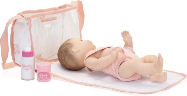 Petitcollin Wickelset für Puppen mit 2-in-1-Täschchen