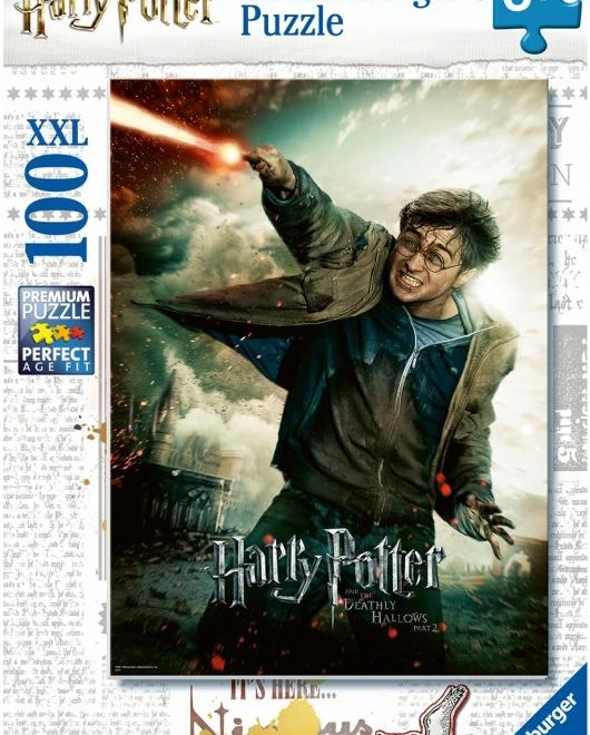 Puzzle 100 Teile XXL Harry Potter Wingardium Leviosa