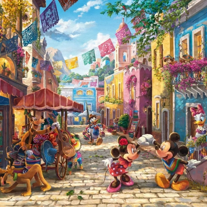 SCHMIDT Puzzle Mickey und Minnie in Mexiko 6000 Teile