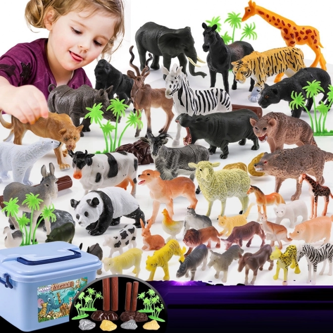 Set Tierfiguren XXL 58 Stk. von Woopie