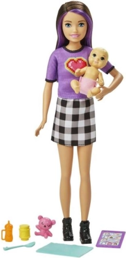 Barbie Babysitterin mit Baby und Zubehör