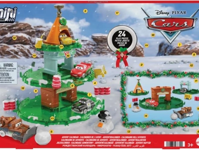 Adventskalender Cars Disney Pixar Mikroautos