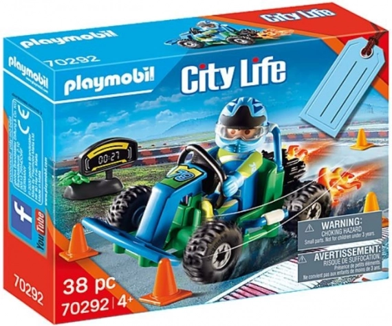 Geschenkset City Life Go-Kart Rennen