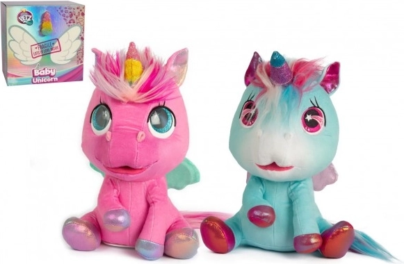 Mein interaktives Baby-Einhorn – magisches Plüschtier mit wachsendem Horn und Zubehör