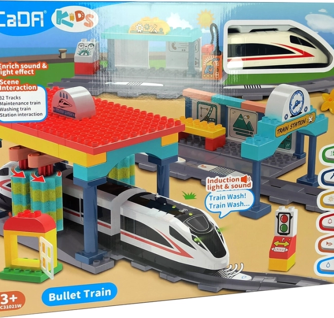 Bausteinset Bahnhof CADA 108 Teile