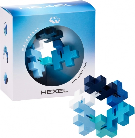 Plus-Plus Hexel Waterfall