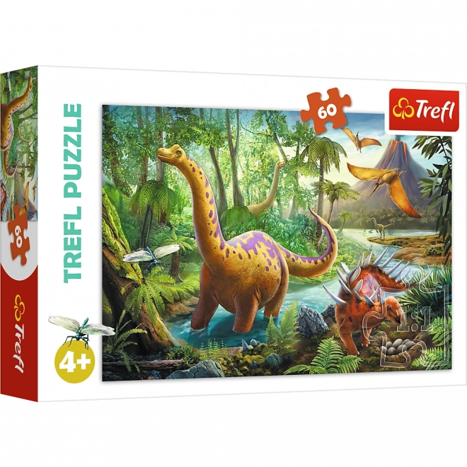 Puzzle Trefl Dinosaurier 60 Teile
