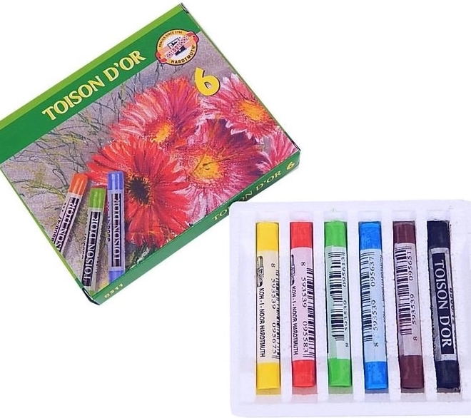 KOH-I-NOOR Künstler-Pastellkreiden 6 Stück