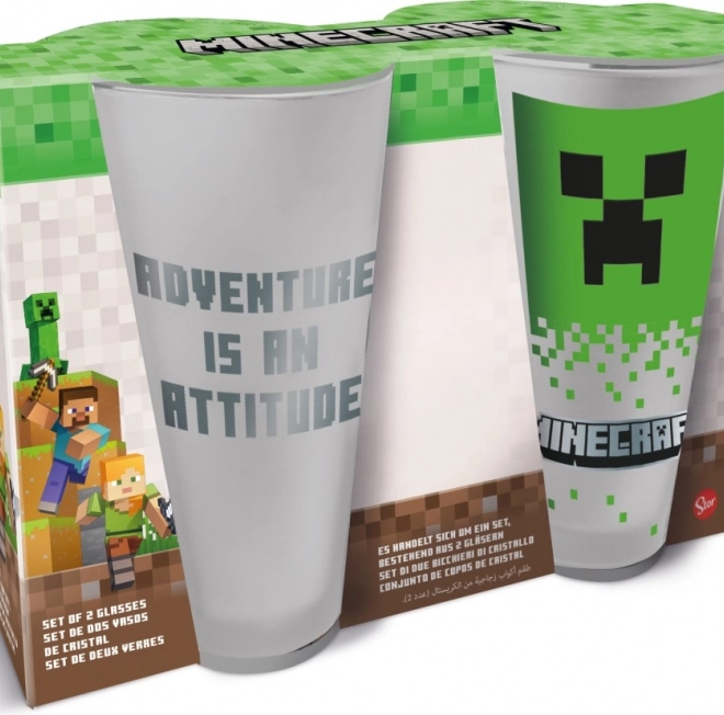 Minecraft-Gläser-Set