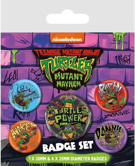 Ninja Turtles Abzeichen Set