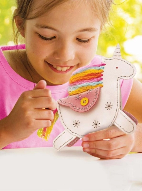 4M Set zum Nähen einer Einhorn-Geldbörse