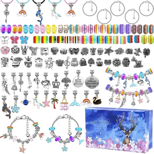 Kreativset zur Herstellung von Schmuck und Armbändern für Kinder