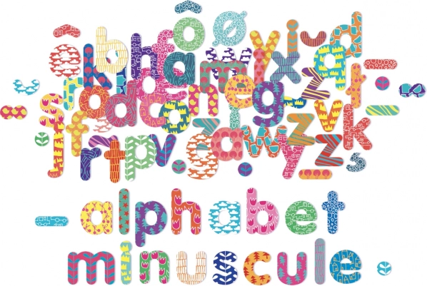 Vilac hölzerne magnetische Alphabetbuchstaben