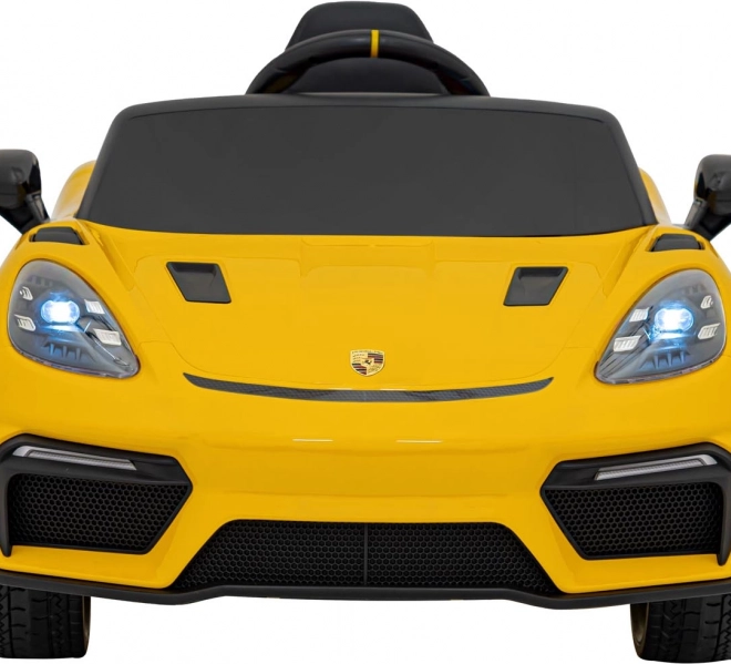 Kinder Elektroauto Porsche 718 lackiert – Gelb