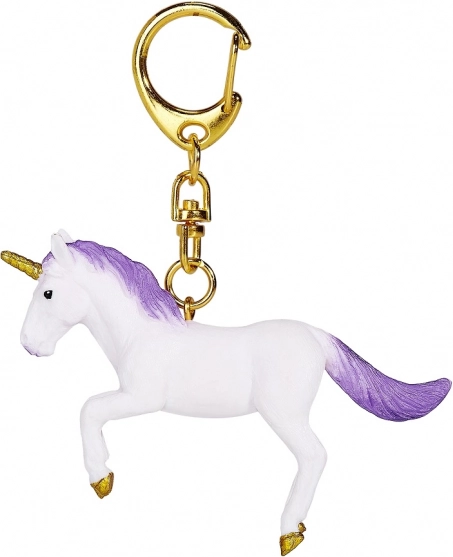 Einhorn Schlüsselanhänger Springendes Violett