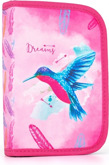 Schulmäppchen mit 2 Klappen Kolibri, leer