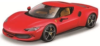 Ferrari 296 GTB im Maßstab 1:18 Rot - Bburago