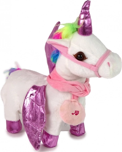 Interaktives Plüsch-Einhorn mit Rosa Flügeln