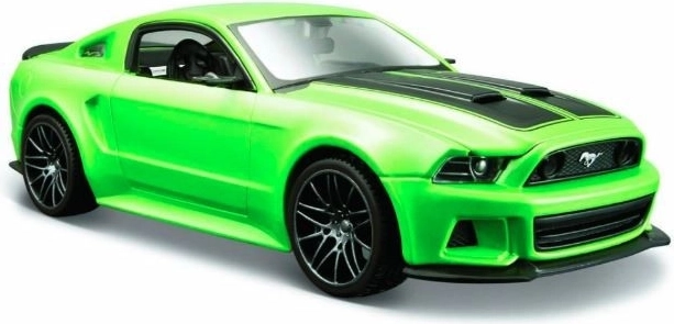 Ford Mustang Street Racer Modellauto Grün 1:24
