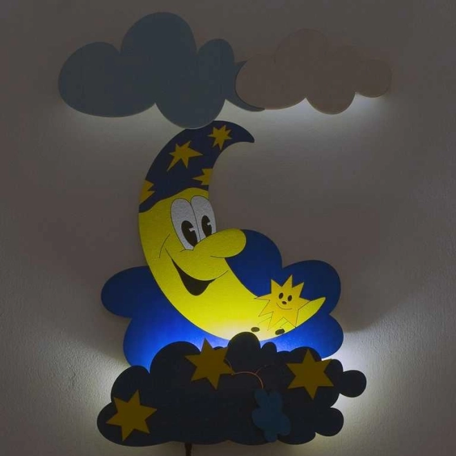 Kinder LED-Wandleuchte Mondsichel DoDo
