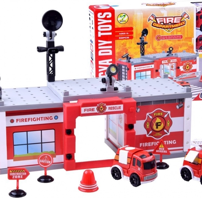 Bausatz Feuerwache, 59 Teile