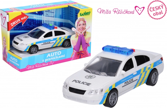 Polizeiauto mit Effekten 15,5 cm - Míša Růžičková