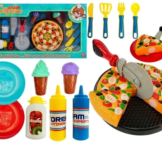 Kinder-Kochset Pizza und Eis, 20 Teile