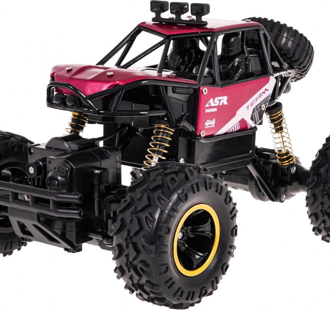 Crawler Monster Rock Ferngesteuertes Auto Blau – Rot