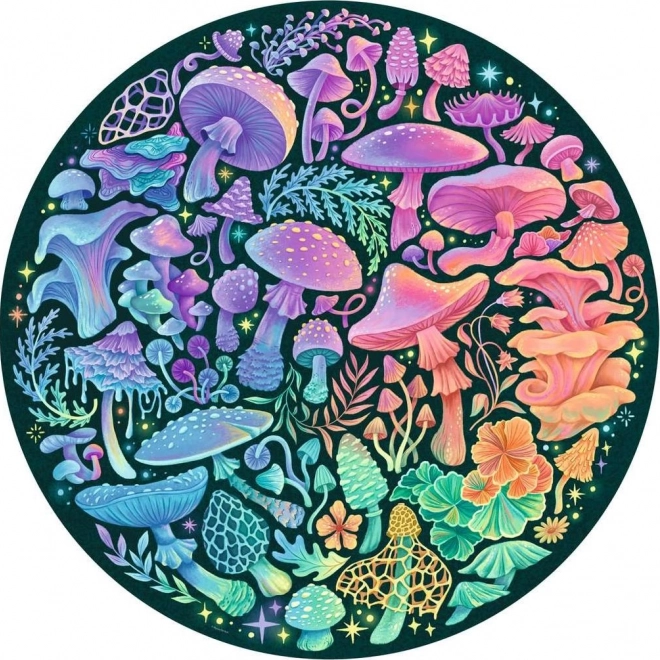 Puzzle 500 Teile Farbpalette Pilze RAVENSBURGER