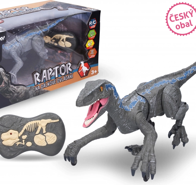 Raptor mit Fernbedienung, grau 45 cm
