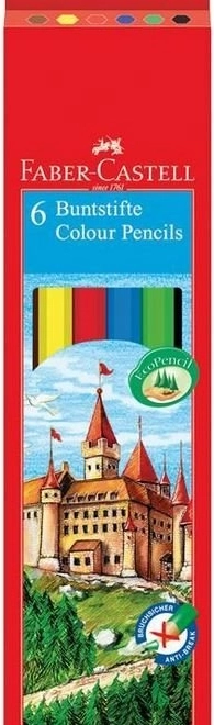 Buntstifte FABER-CASTELL, Set mit 6 Farben