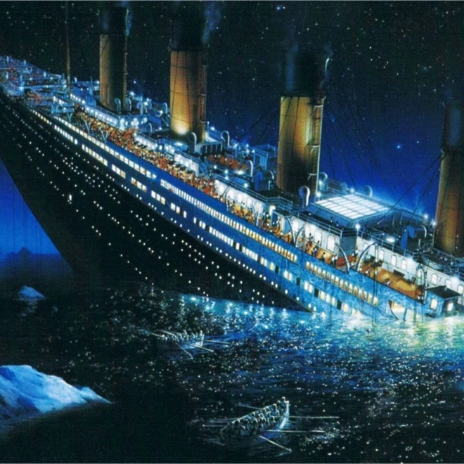 Diamantmalerei Titanic 30 × 40 cm