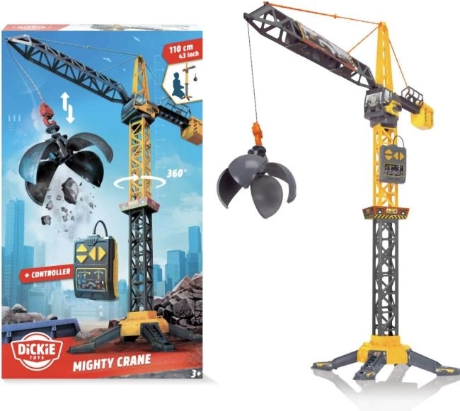VOLVO-Kran mit Abrisskugel, Fernsteuerung, 110 cm – DICKIE TOYS