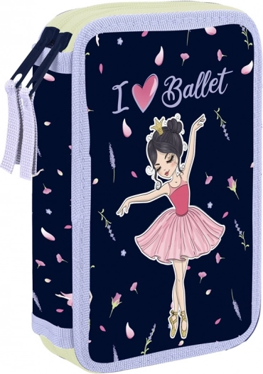 Zweistöckiges Federmäppchen Ballerina – leer