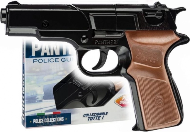 Metallische Polizeiknallkapsel-Pistole PANTHER NERO, 8-schüssig