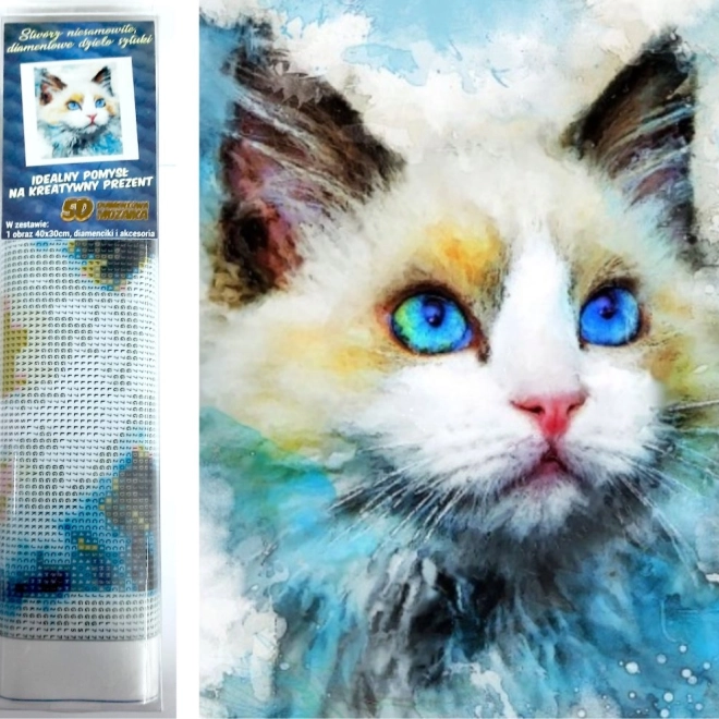Diamantmalerei Blauer Blick 30x40 cm