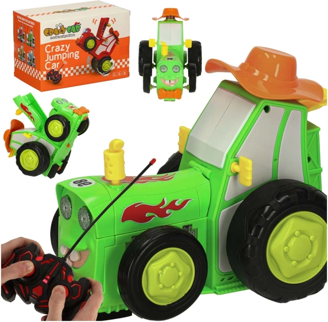 Lustiger hüpfender Traktor mit Fernbedienung