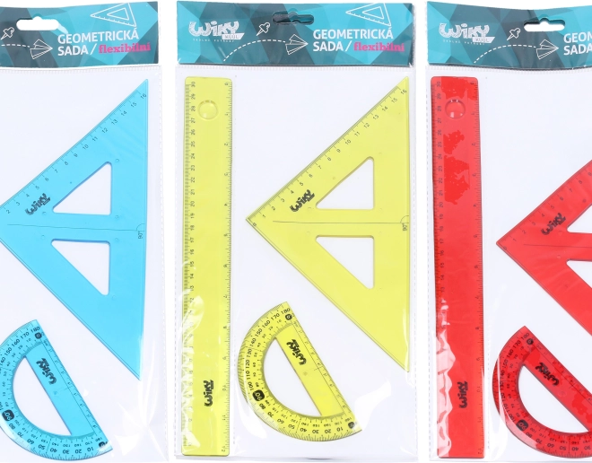 Geometrisches Set Flexi farbig