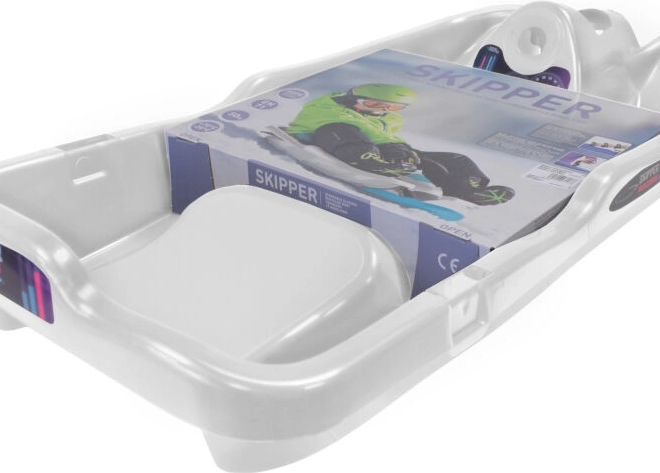 Lenkbare Skipper Schlitten Titan Eisblau – Eisblau