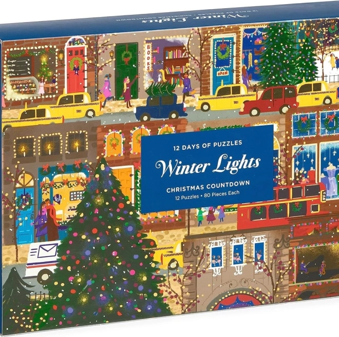Puzzle-Adventskalender Winterlichter